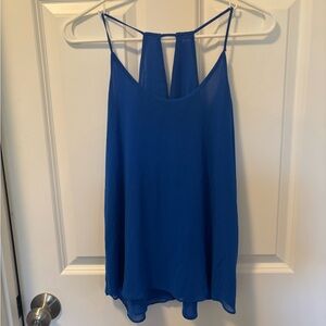 Blue Sleeveless Women's Top